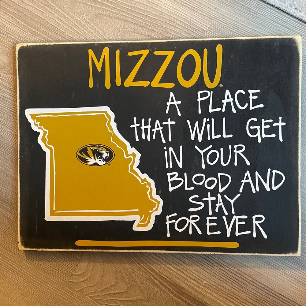 Mizzou decorative sign